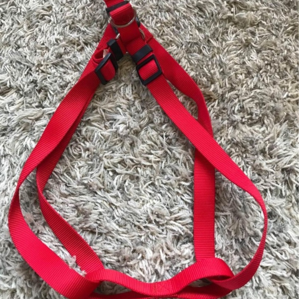 Youly's Red Webbed Nylon Dog Harness XXXLG Saint Bernard, Bull Mastiff, Big Dogs